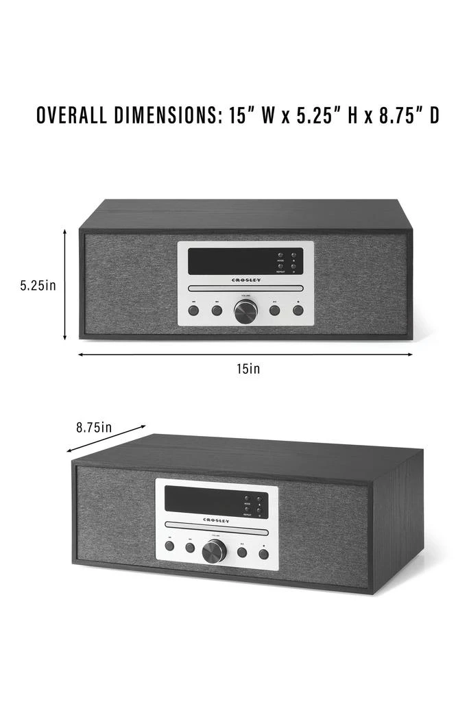 Crosley Finn Radio CD Player 3
