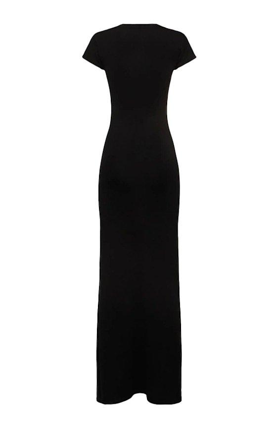 Aya Muse Aya Muse Knitted Short-Sleeved Maxi Dress