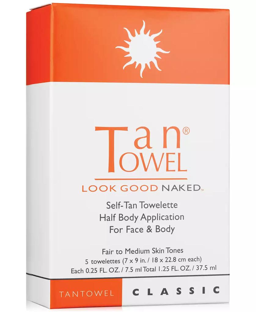 TanTowel Half Body Classic Self-Tan Towelette, 5-Pk.