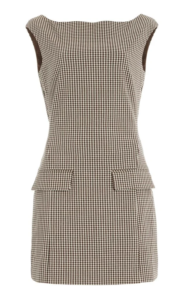 Staud STAUD - Walker Dress - Brown - XS - Moda Operandi 1