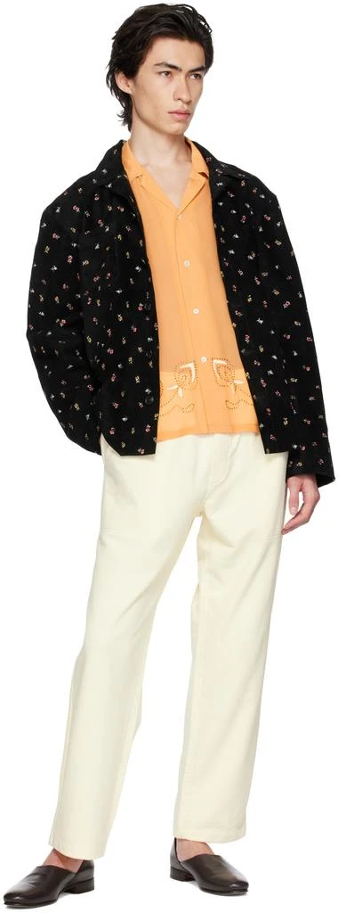 BODE Off-White Three-Pocket Sweatpants 4