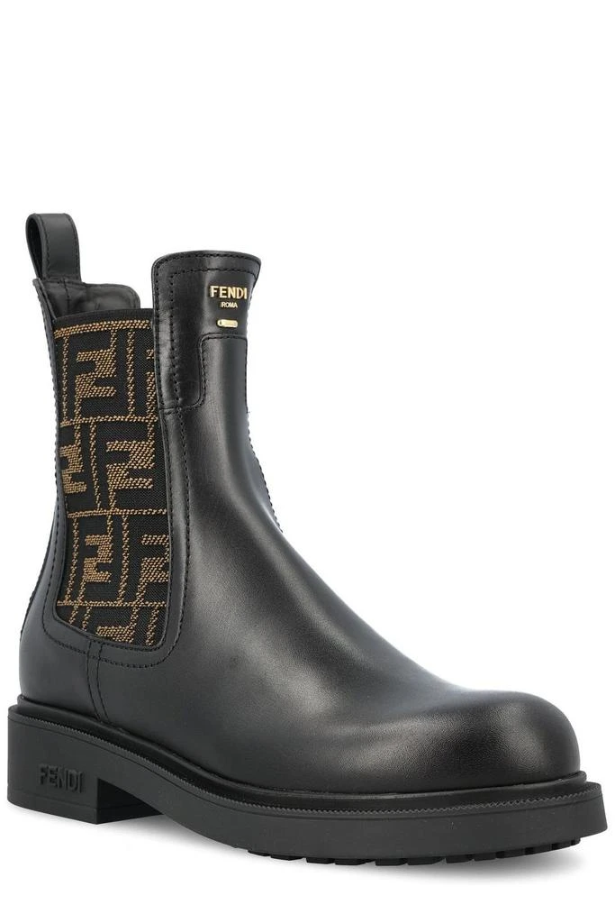 Fendi Fendi Filo FF Jacquard Ankle Boots 2