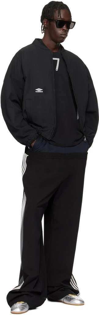 Umbro Black Padded Bomber Jacket 4
