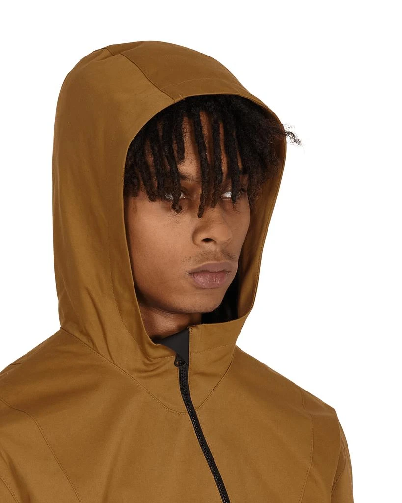 Slam Jam Diagonal Yuma Anorak Brown 6