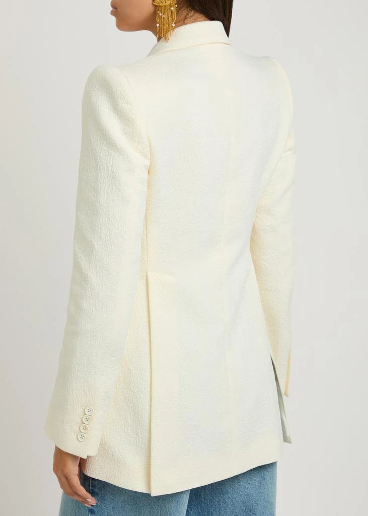 Chloé Textured-jacquard cotton-blend blazer 3