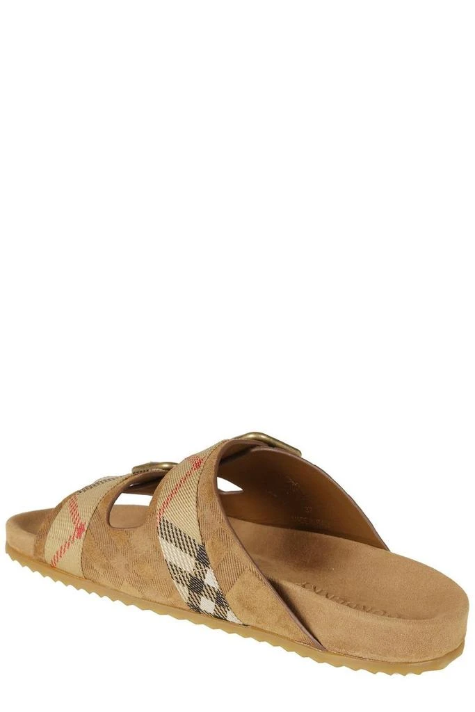 Burberry Burberry Checked Double-Buckle Sandals 3