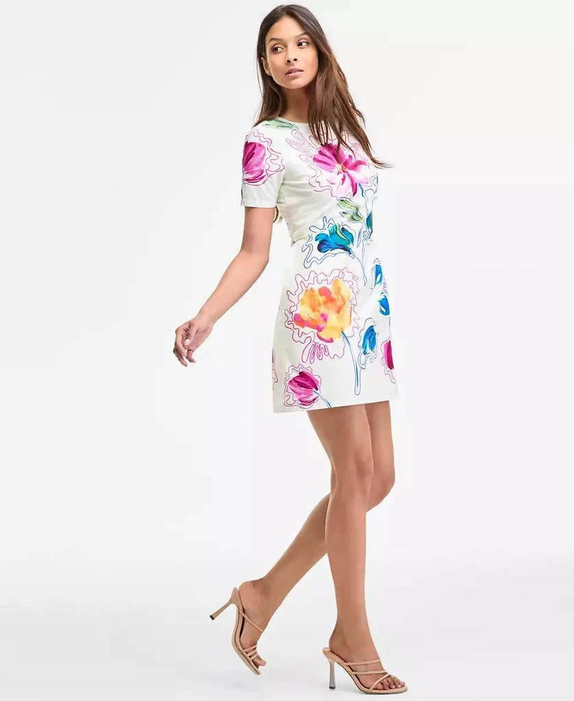 Maggy London Women's Floral-Print Shift Mini Dress 2