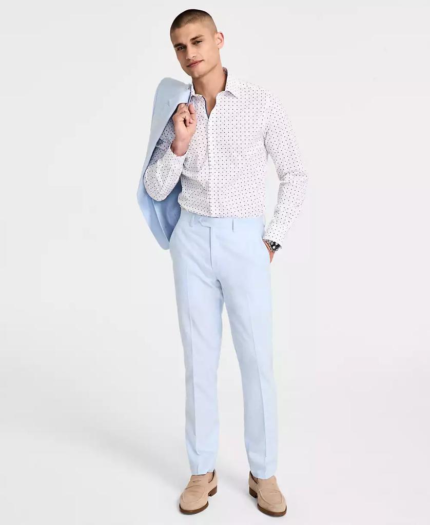 Bar III Men
s Slim-Fit Linen Suit Pants, Exclusively at Macy
s