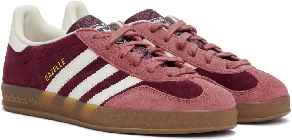 Adidas Burgundy & Pink Gazelle Indoor Sneakers 4