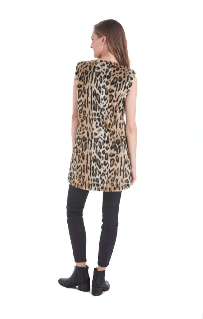 Love Token Ariah Animal Print Faux Vest 3