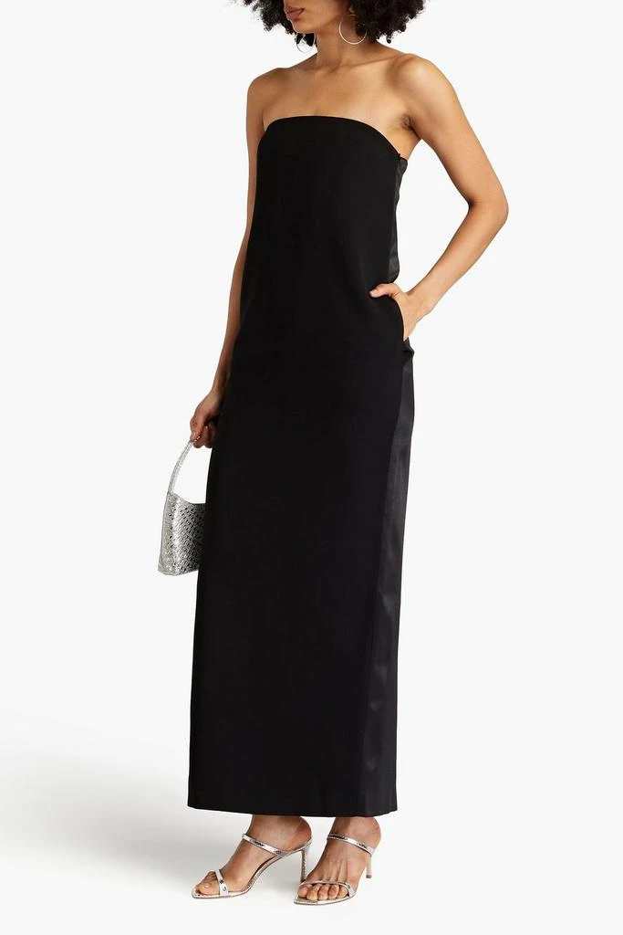 Shop Blaise strapless satin-paneled crepe maxi dress on Sale at BeyondStyle   Get 85% Off Blaise strapless satin-paneled crepe maxi dress with  Limited-Time Flash Deals, Exclusive Discounts, and Special Offers. Enjoy  Unbeatable