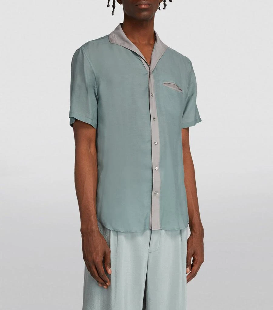 Giorgio Armani Silk Blend Short-Sleeve Shirt 3