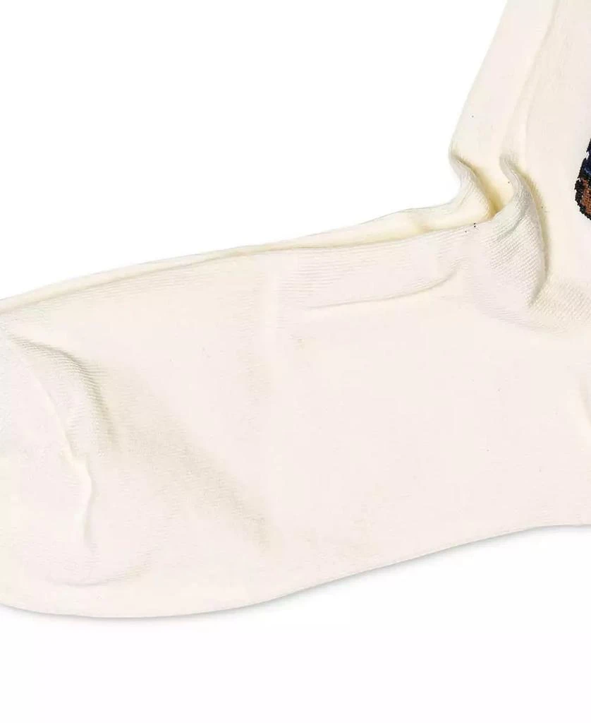 Ralph Lauren Women's Americana Polo Bear Crew Socks 4