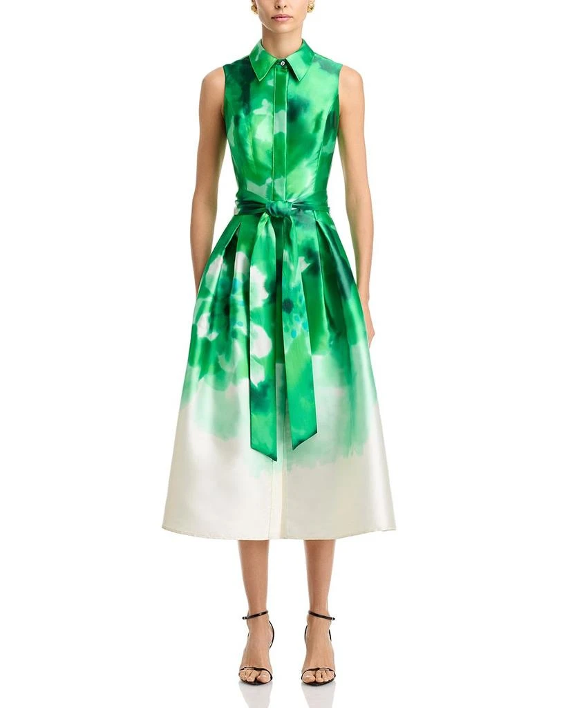 Teri Jon Mikado Shirt Dress 7