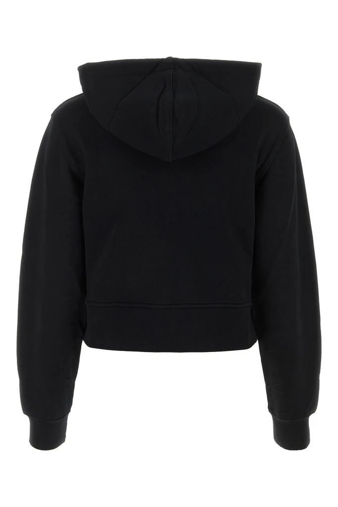 Palm Angels Black cotton sweatshirt 1