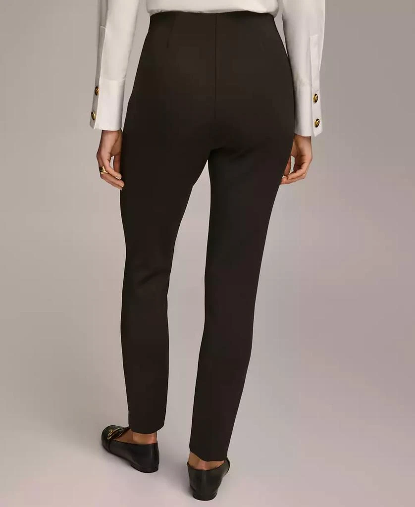 Donna Karan Petite Mid-Rise Ankle-Length Pants 10