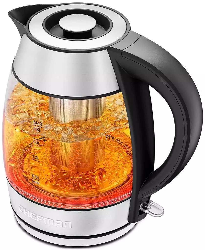 Chefman 1.8L Stay Hot Electric Kettle with Tea Infuser 1