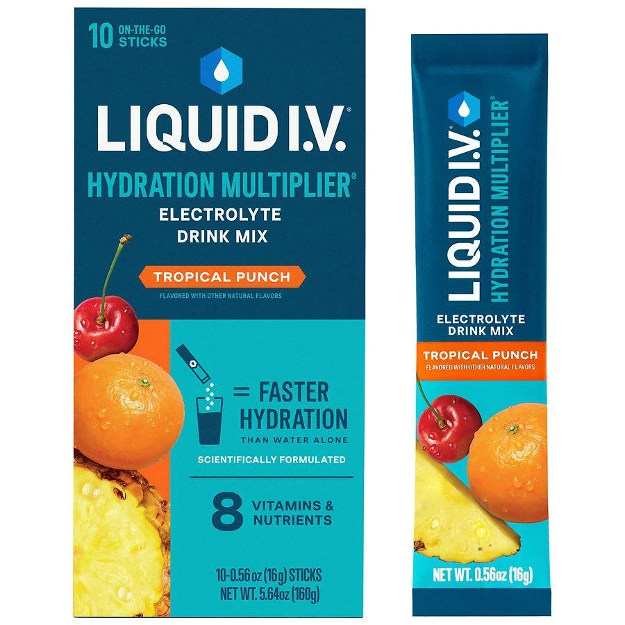 Liquid I.V. Hydration Multiplier Electrolyte Drink Mix Tropical Punch, 10ct 3