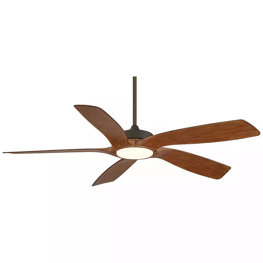 Casa Vieja 56" Modern Indoor Outdoor Ceiling Fan with LED Light Remote Oil-Rubbed Bronze Damp Rated Dimmable for Patio Exterior 3