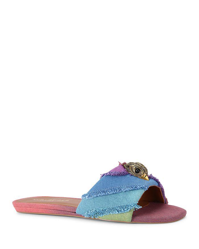 Kurt Geiger Women's Kensington Slip On Embellished Flat Sandals