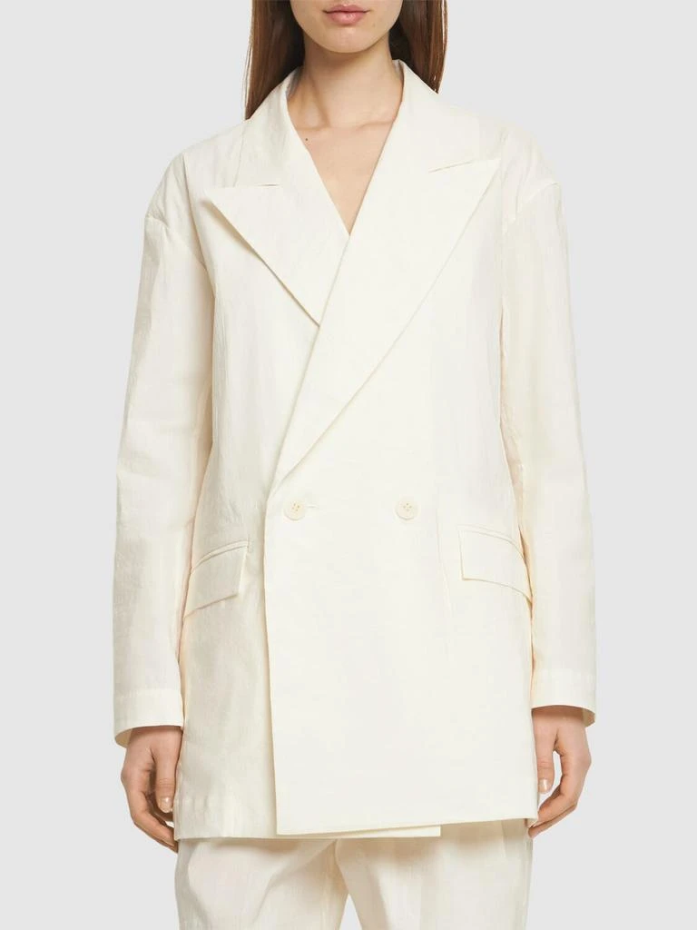 ISSEY MIYAKE Satin Double Breasted Jacket 2