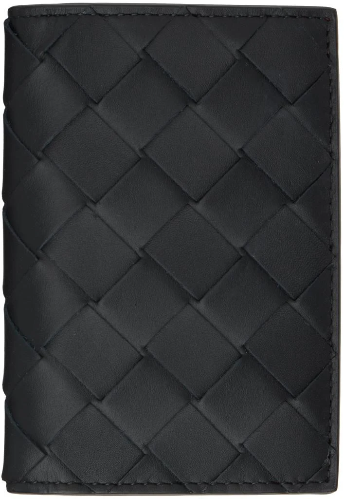Bottega Veneta Black & Red Flap Card Case 1