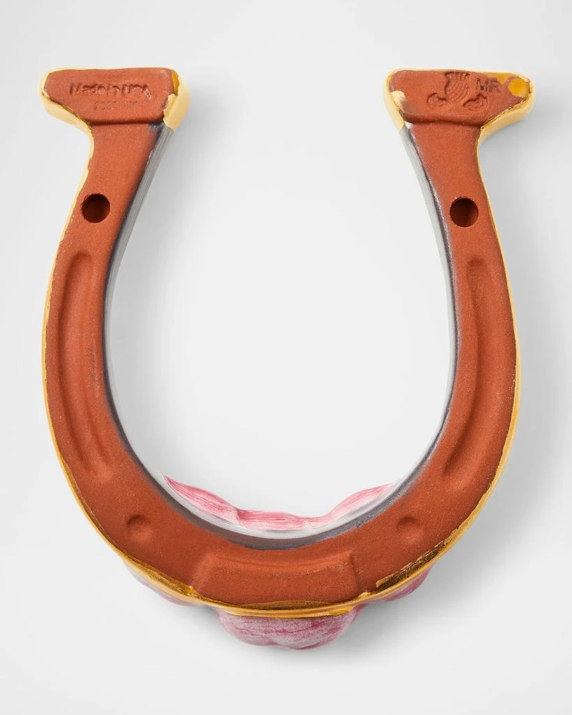 MacKenzie-Childs Sterling Check Horseshoe 2
