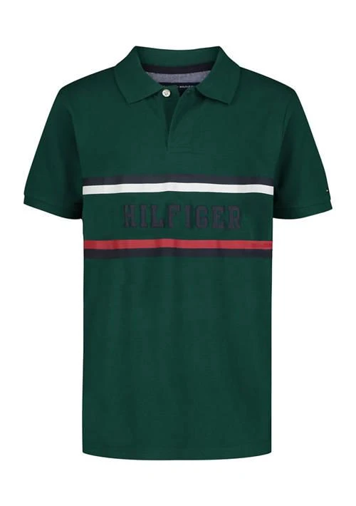 Tommy Hilfiger Hilfiger Boys 8 20 Global Chest Logo Polo Shirt 1