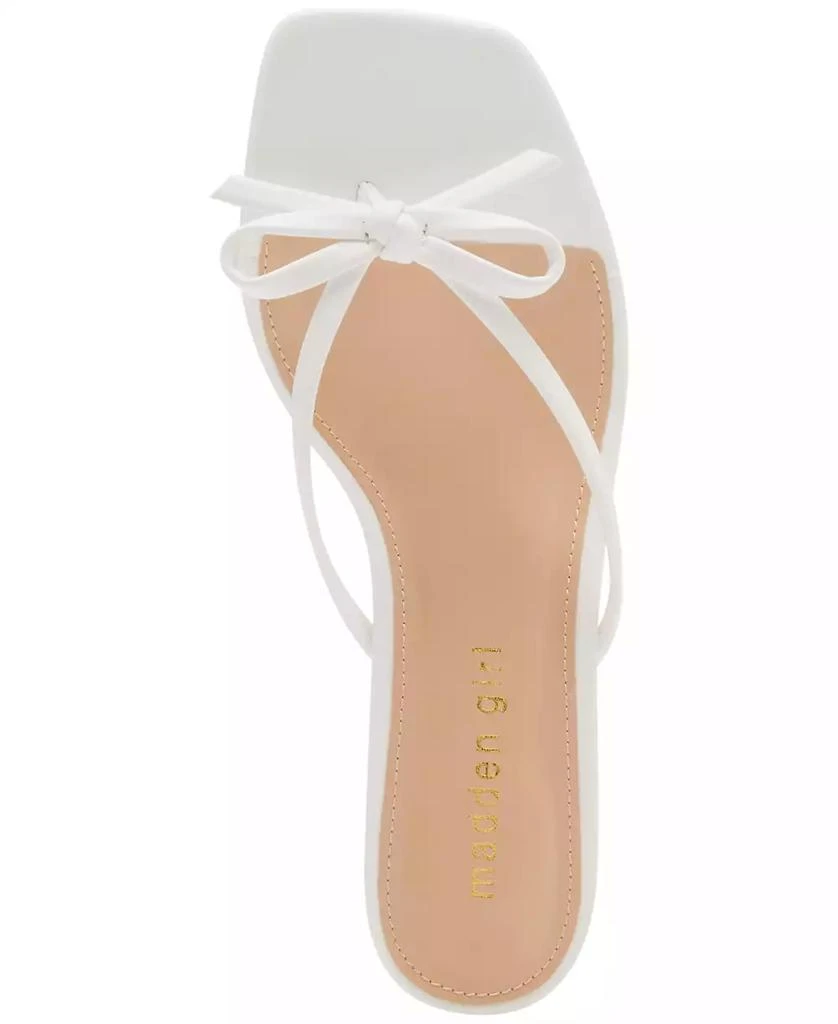 Madden Girl Charlotte Kitten-Heel Bow Dress Sandals 4