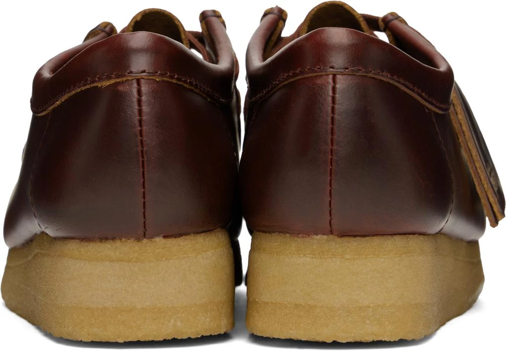 Clarks Burgundy Wallabee Derbys 2