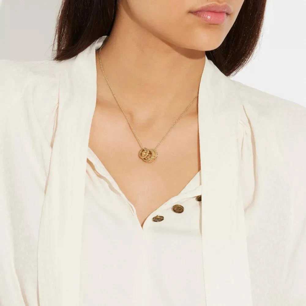 Coach Signature Rondell Necklace 2
