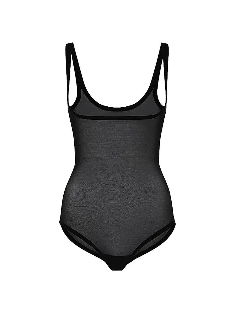 Wolford Formfitting Sheer Tulle Bodysuit