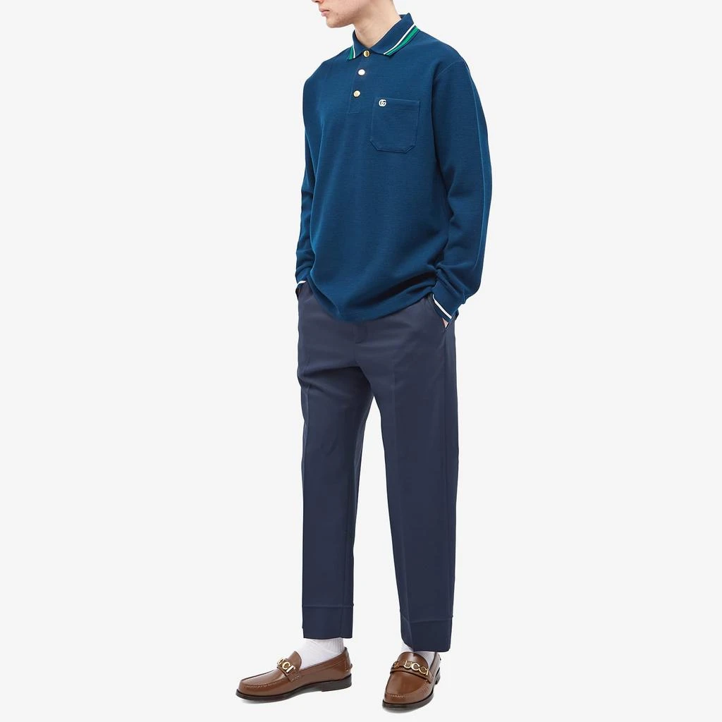 Gucci Gucci Long Sleeve Logo Polo 4