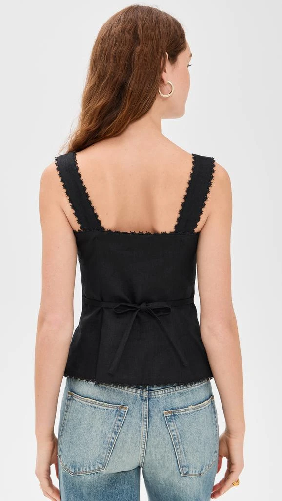 Reformation Viola Linen Top 2