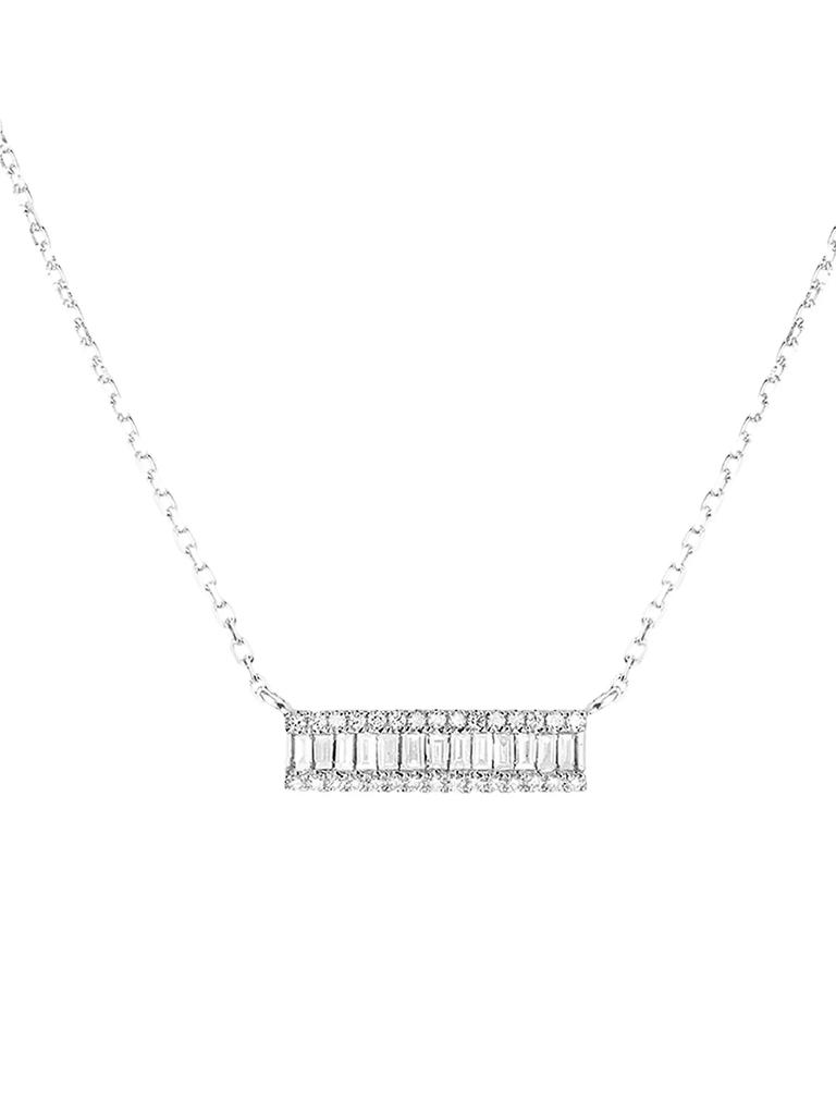 DJULA Eclat 18K White Gold & Diamond Necklace