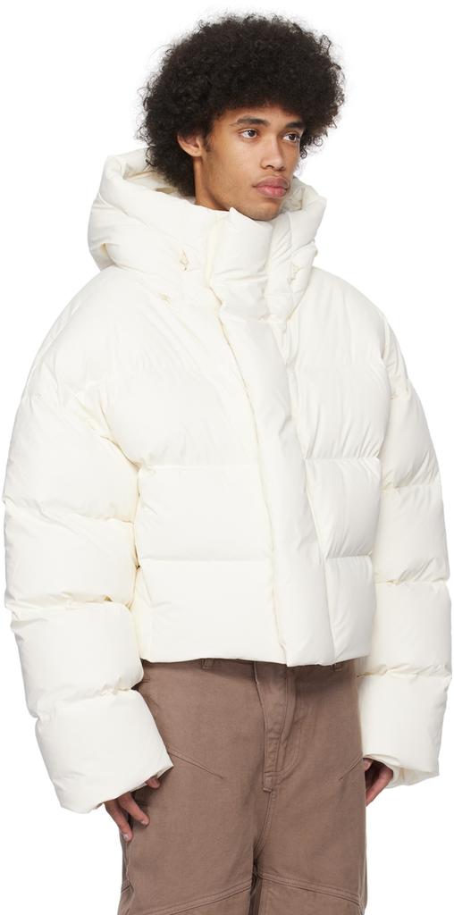 Entire Studios White MML Down Puffer Jacket