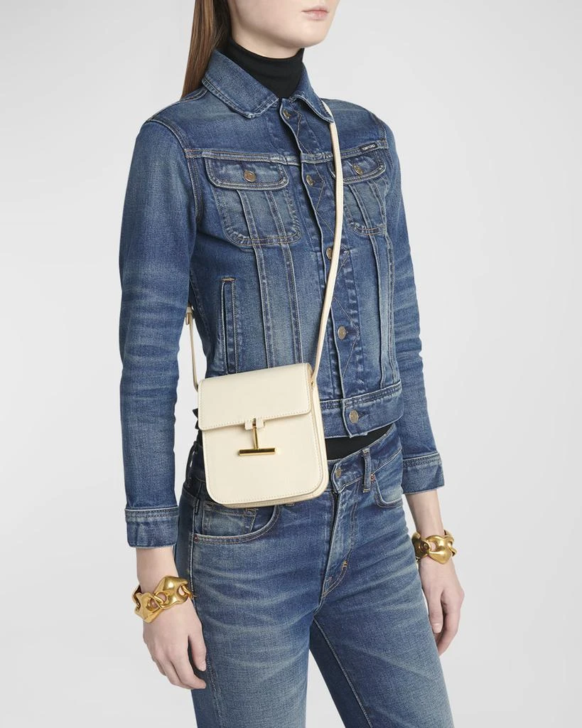 Tom Ford Tara Mini Crossbody Bag in Grain Leather 4