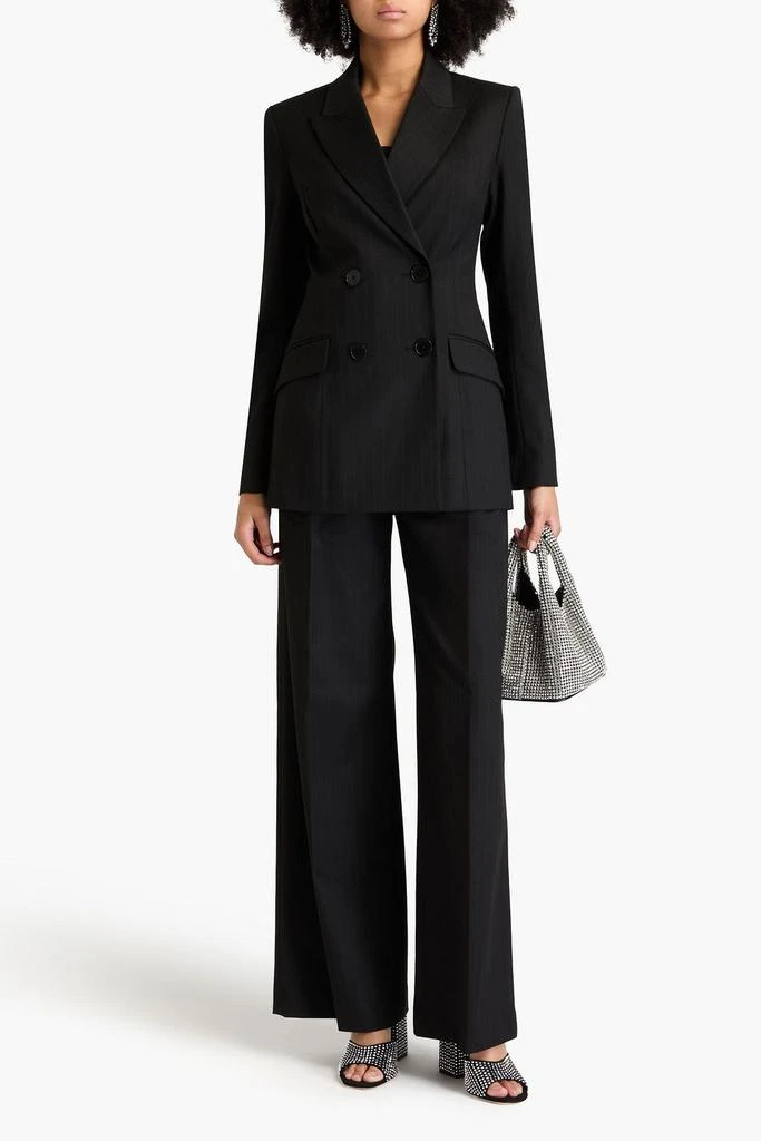 REBECCA VALLANCE Charlie pinstriped twill blazer 2