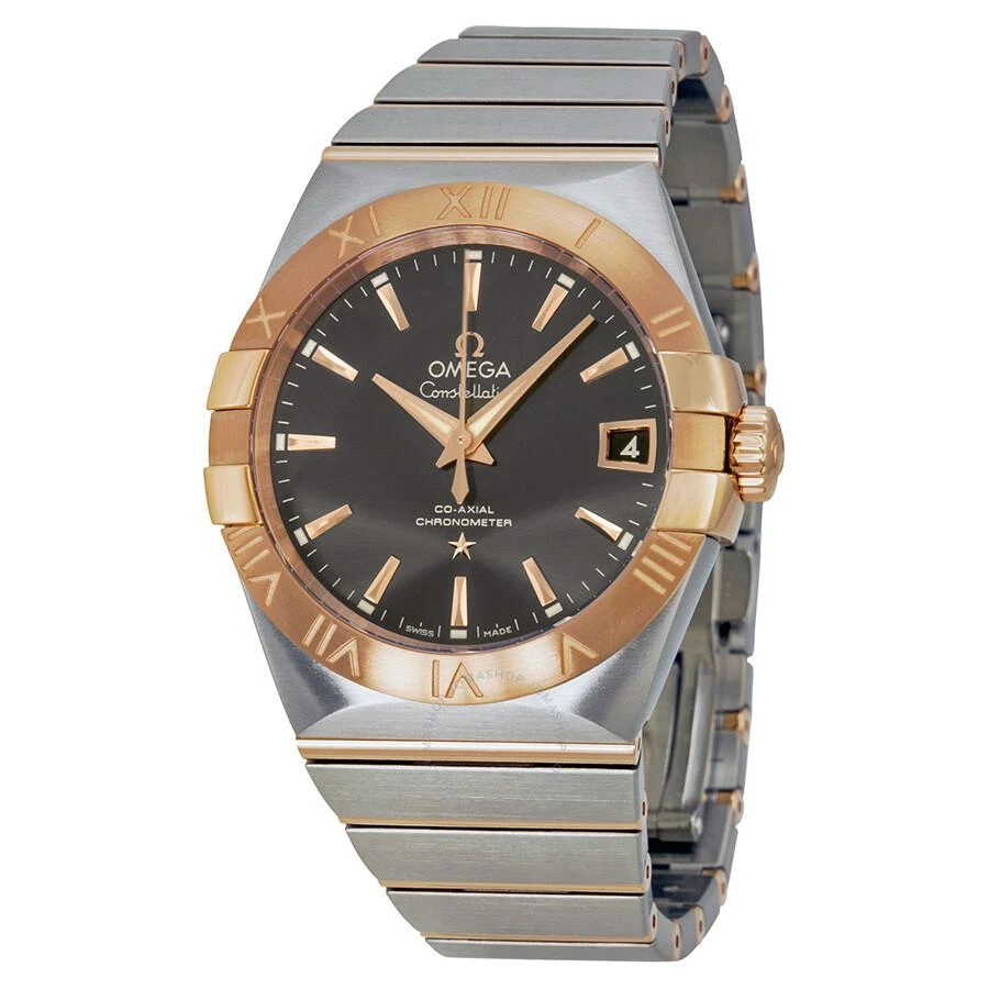 Omega Constellation Automatic Grey Dial Steel and 18kt Rose GoldMens Watch 123.20.38.21.06.002 1