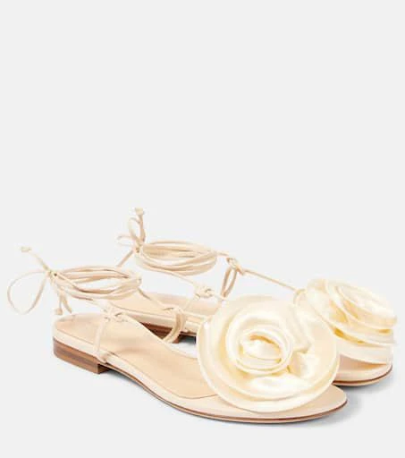 Magda Butrym Floral leather sandals 1