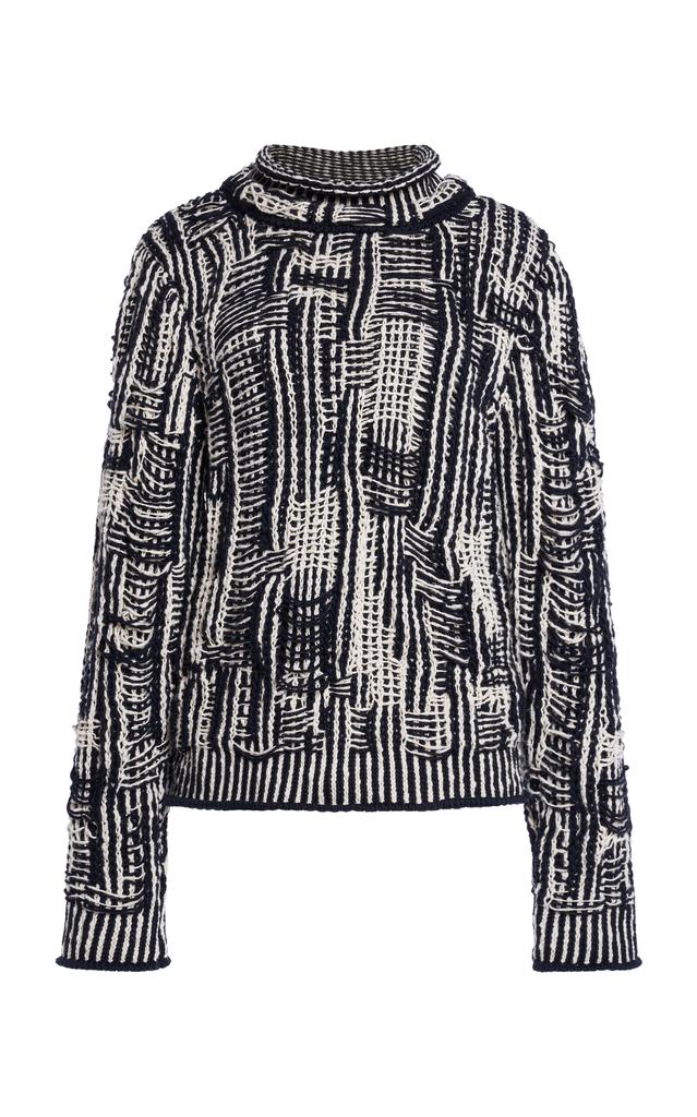 Shop Bottega Veneta - Cotton Intrecciato-Knit Sweater