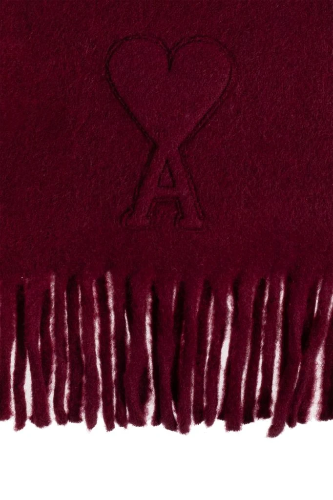 AMI Wool scarf with fringes 5