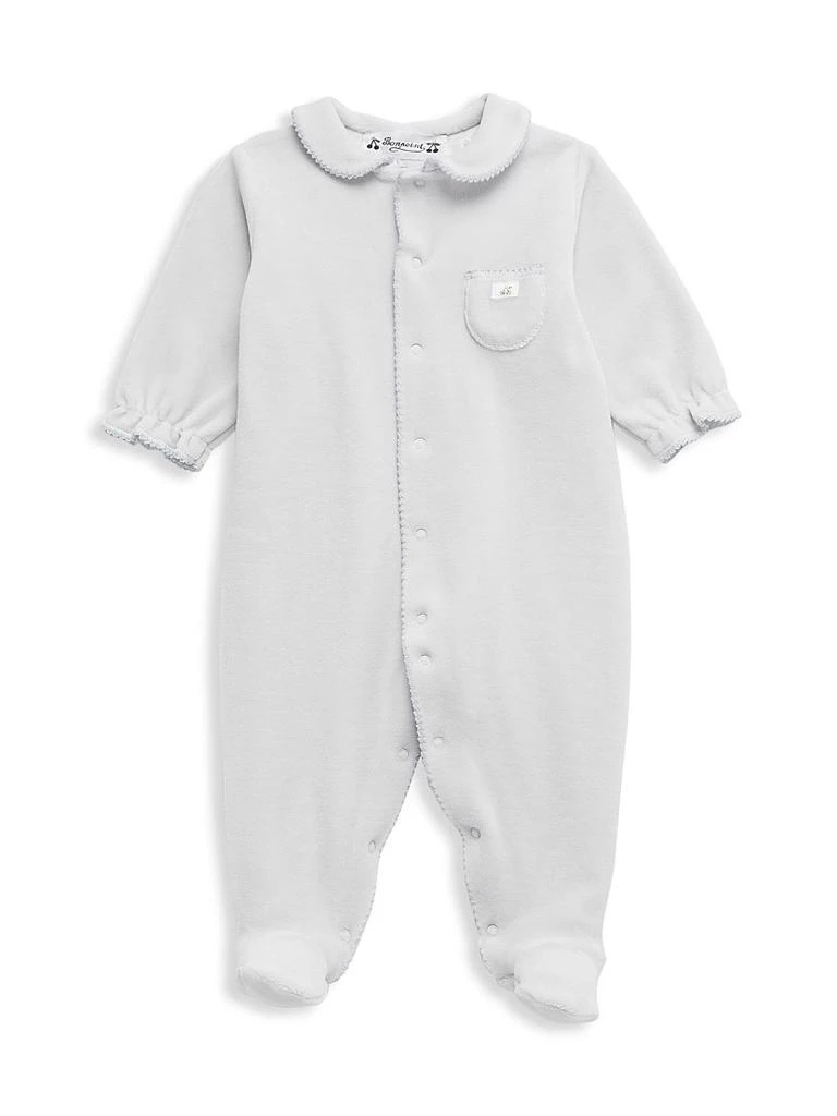 Baby Girl's Collared Velour Footie – On Sale Now with Up to 31