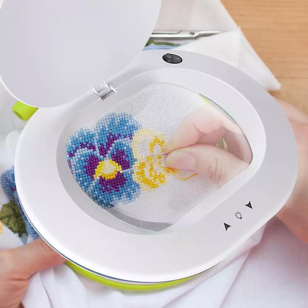 Brightech Lightview Pro LED 2-in-1 Magnifier Floor or Desk Lamp (2.25x) 5 Diopter