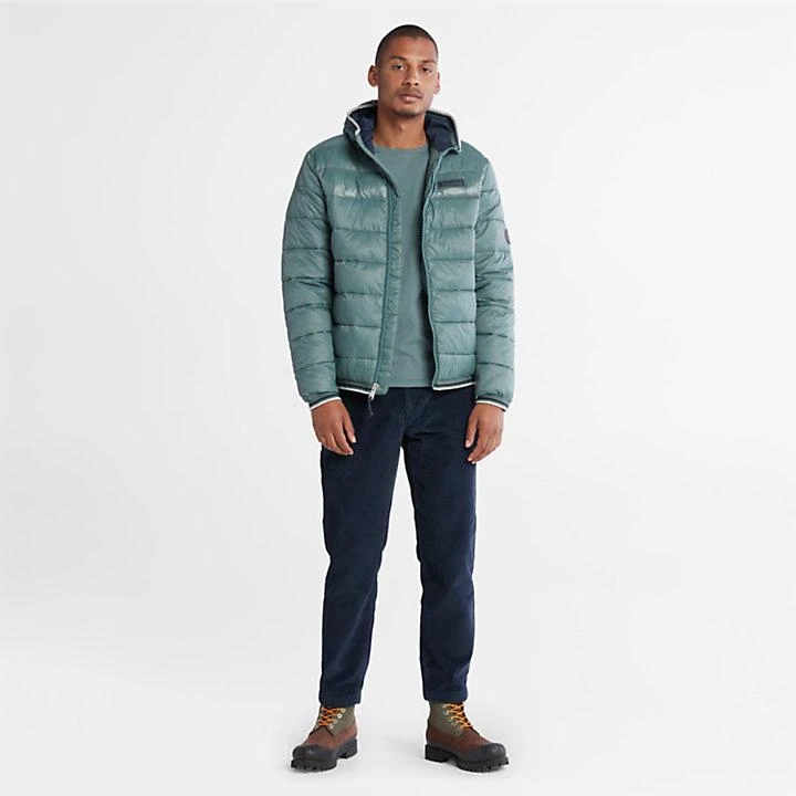 Timberland Garfield Midweight Hooded Puffer Jacket for Men in Green 3