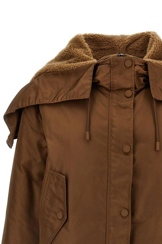 Weekend Max Mara Weekend Max Mara Agora Button Detailed Drawstring Parka 3