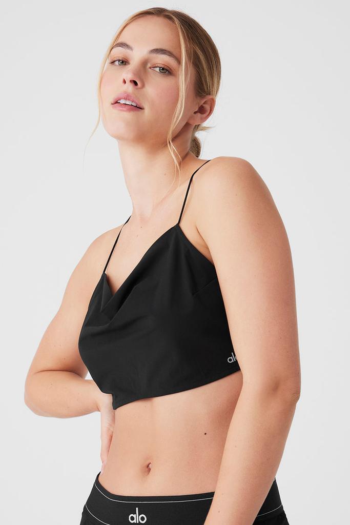 Alo Cropped Megastar Tank - Black - Lingerie - Compare