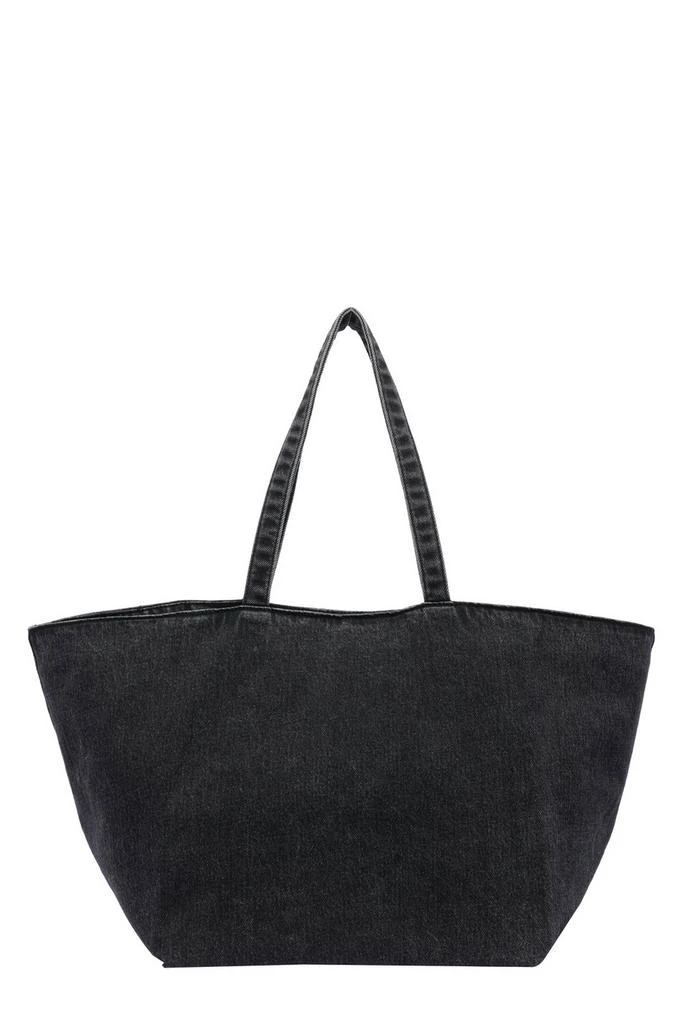 Alexander Wang Alexander Wang Logo Embossed Large Denim Tote Bag 2