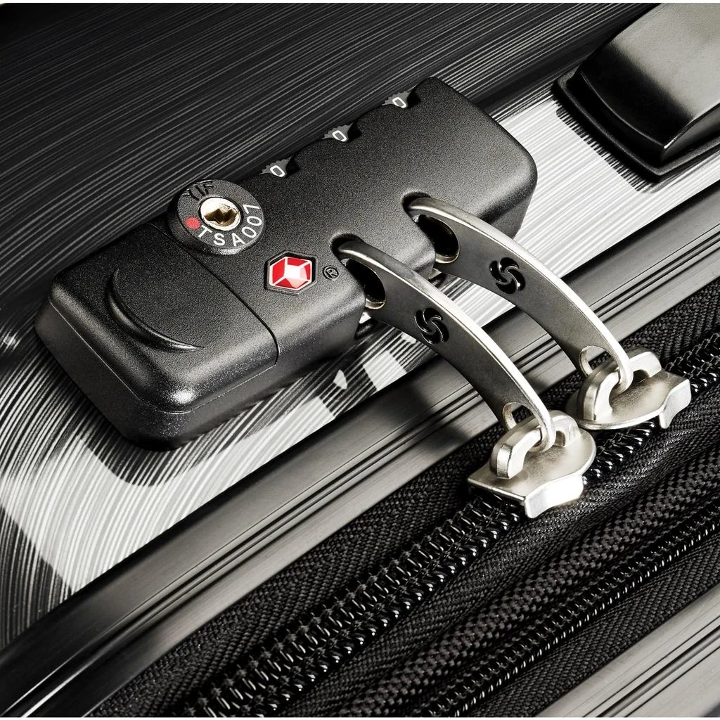 Samsonite Samsonite Winfield 2 Hardside Expandable Luggage with Spinner Wheels, Charcoal, Checked-Medium 24-Inch 5