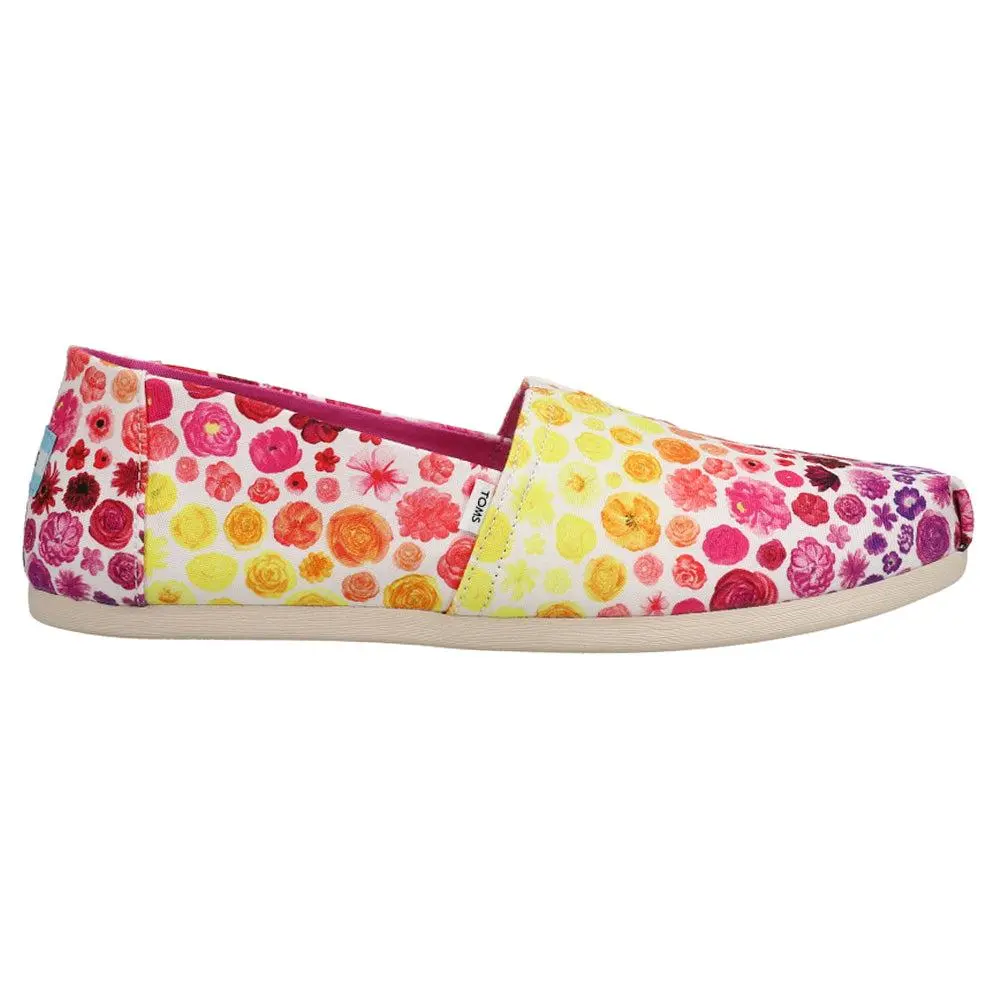 TOMS Alpargata Floral Slip On Flats